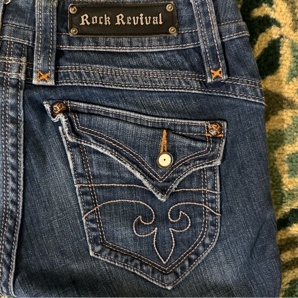 Rock Revival Gwen Boot Stretch Jeans 30 Long - Picture 4 of 8